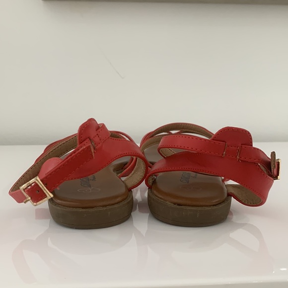 ModCloth Red Strappy Sandals size 10 - Picture 8 of 12